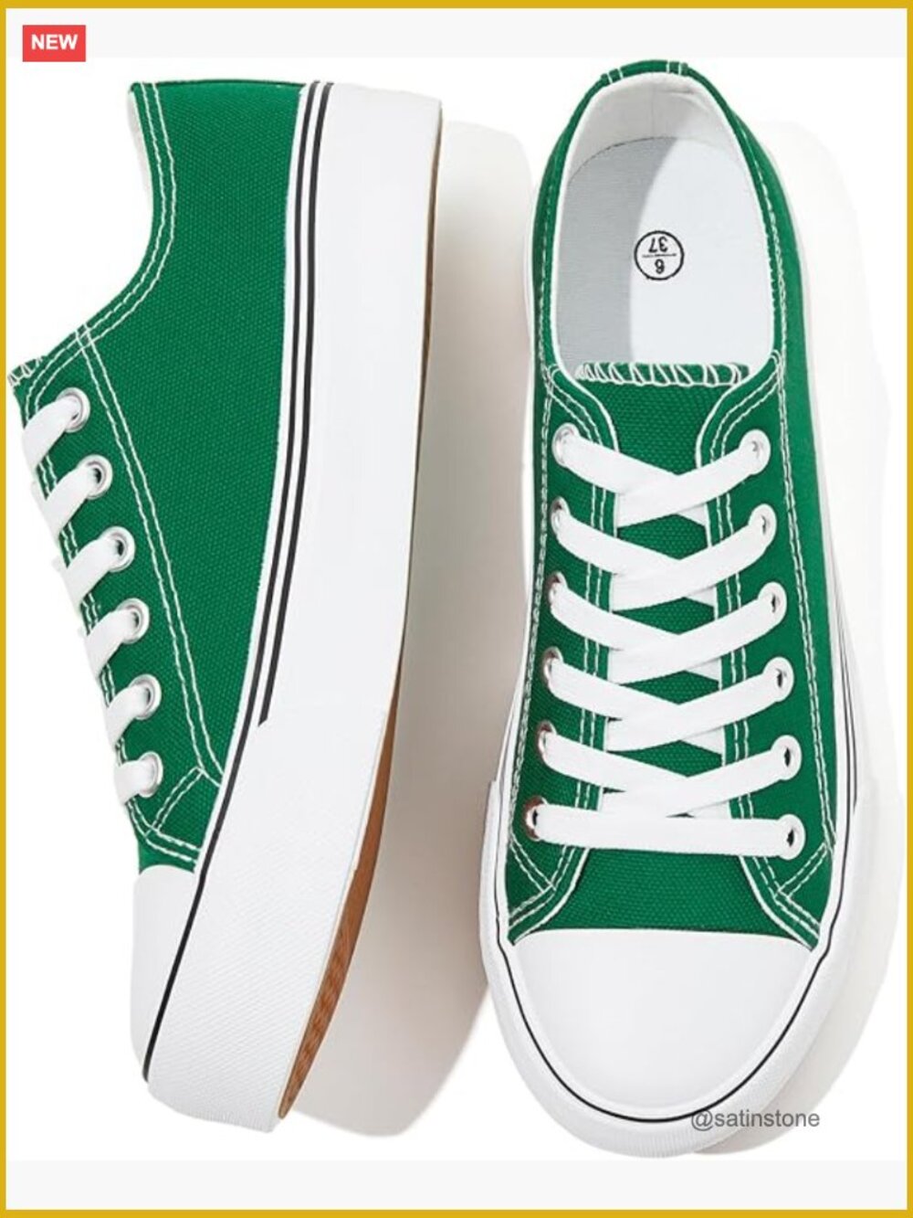 Low Top Canvas Sneakers - Lightweight and Breathable